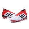 Adidas Predator FG Mujer Blanco Negro Rojo